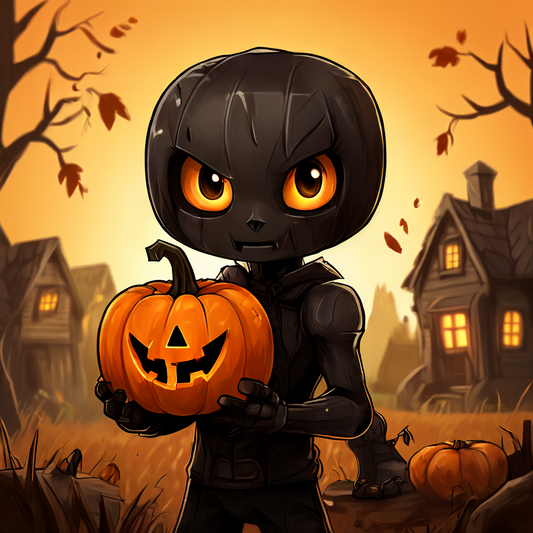 Pumpkin Harvester Enderman